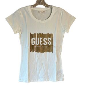 NEW Guess Off White Tee